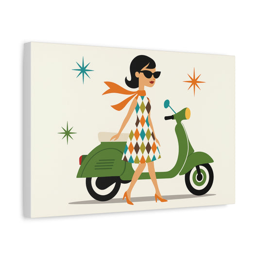 Vintage Cool on Two Wheels 🛵✨
