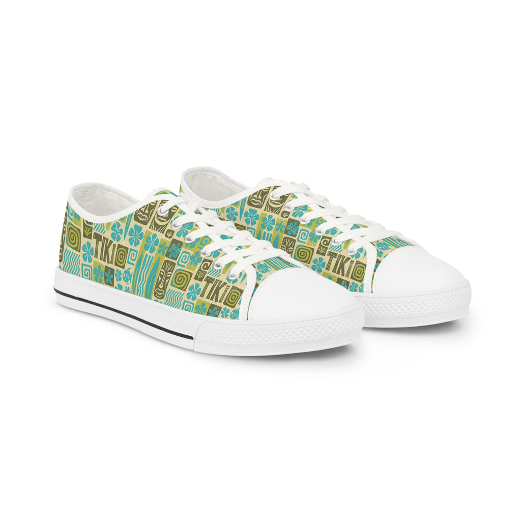 Retro Tiki Canvas Sneakers