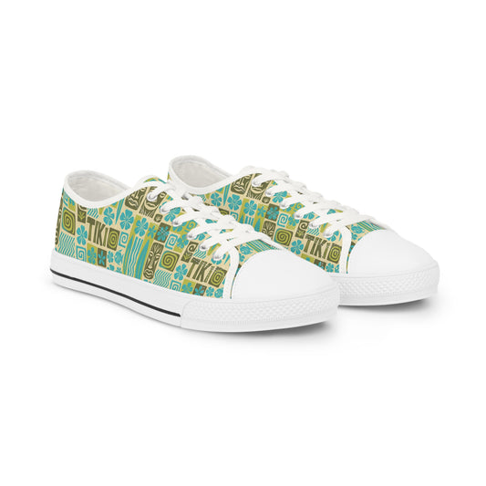 Retro Tiki Canvas Sneakers