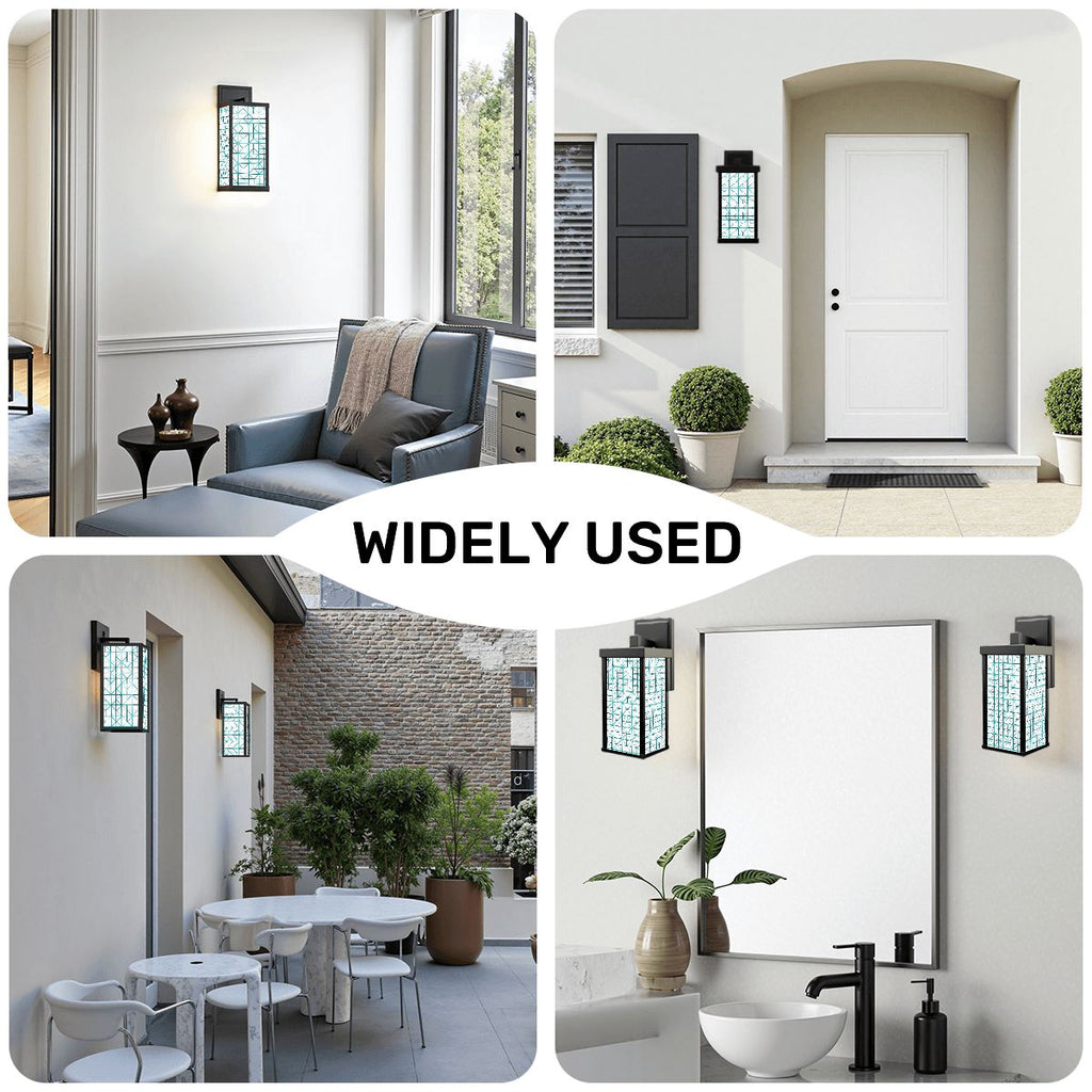 The "Palm Springs Block" Architectural Wall Sconce