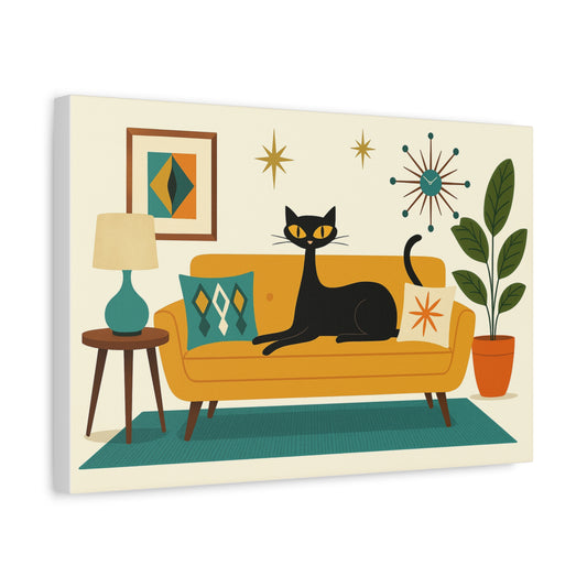 Sophisti-Cat Style Meets Mid-Century Mood 🛋️🐾