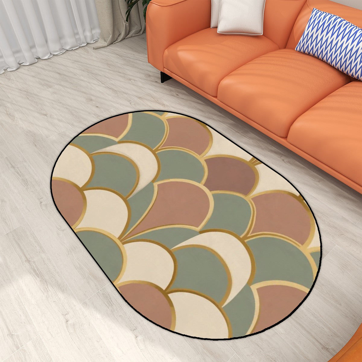 The "Racetrack" Oval Accent Rug