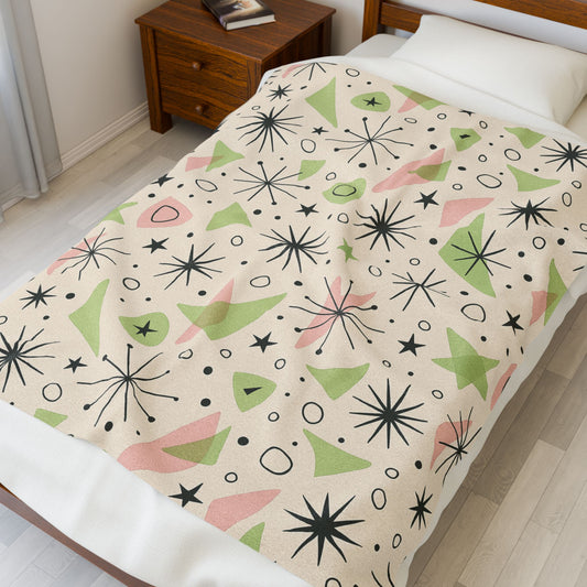 Atomic Bloom Retro Throw