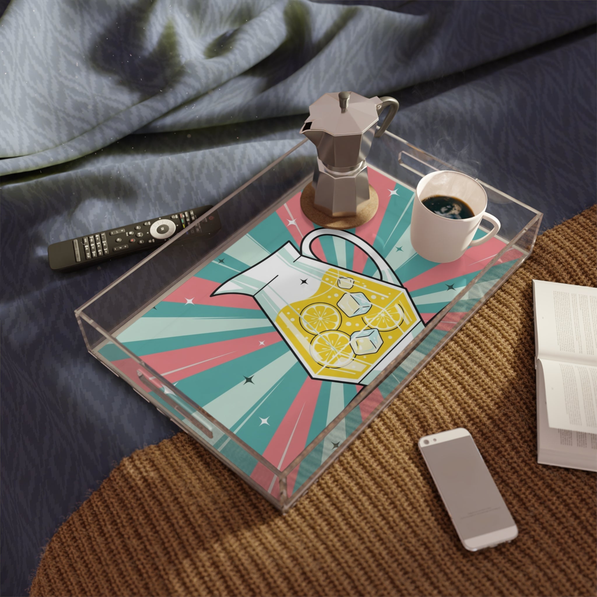 The Fresh Squeezed Serving Tray — Retro Acrylic Art