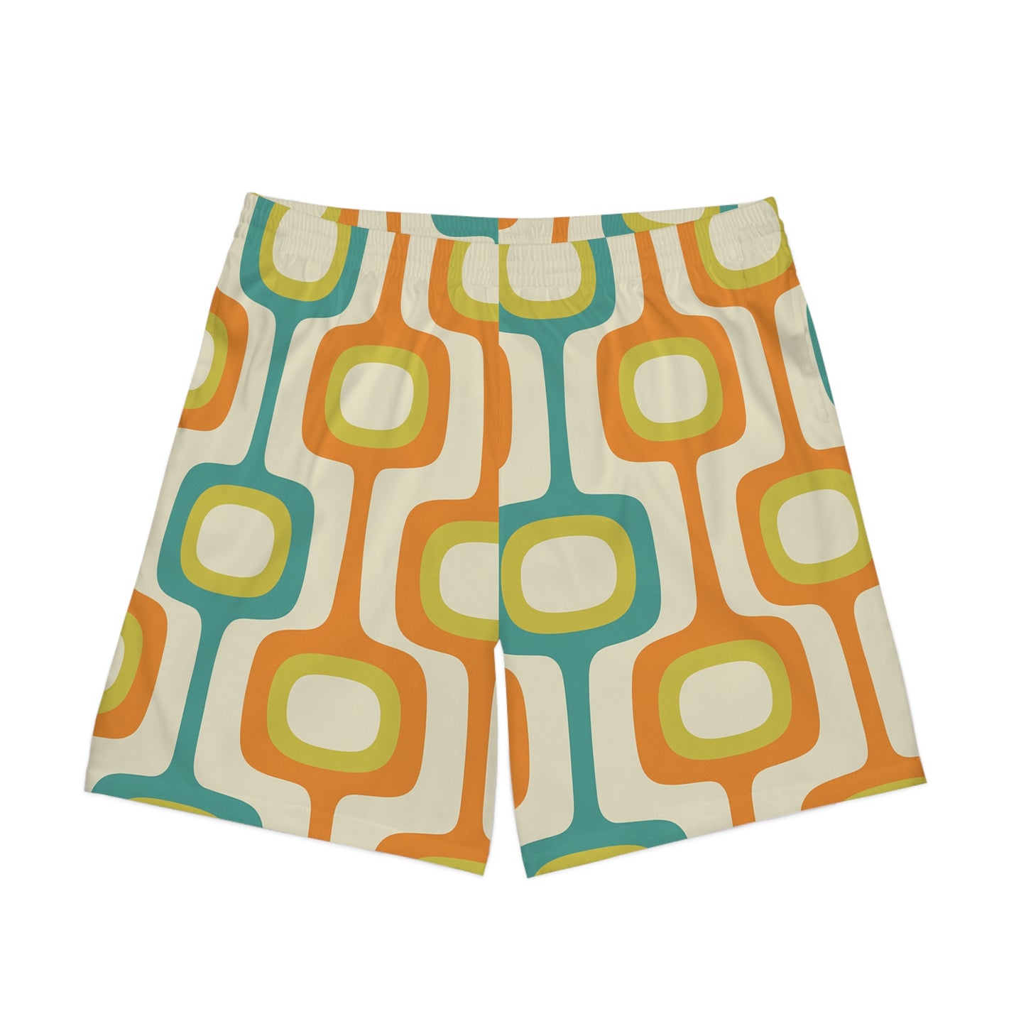 Retro Colorful Beach Shorts for Men - Perfect Summer Swimwear