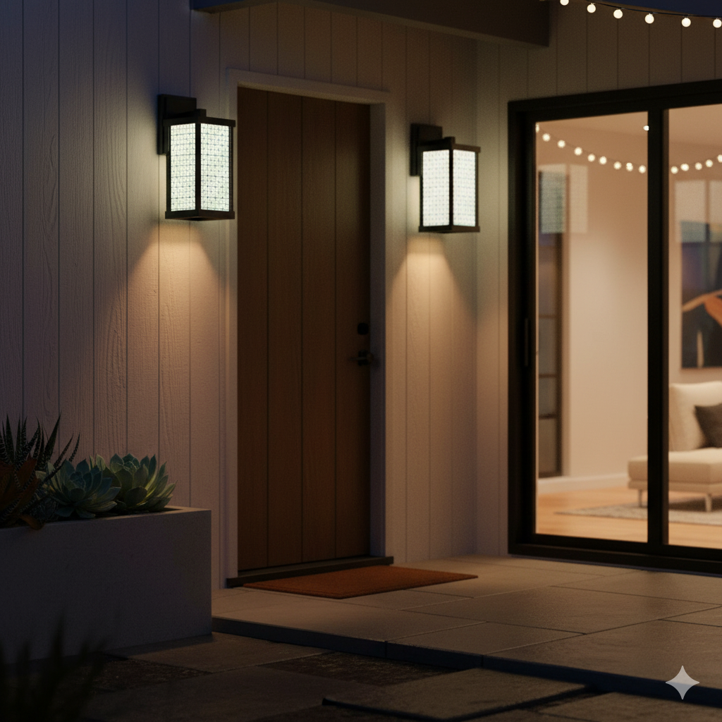 The "Palm Springs Block" Architectural Wall Sconce