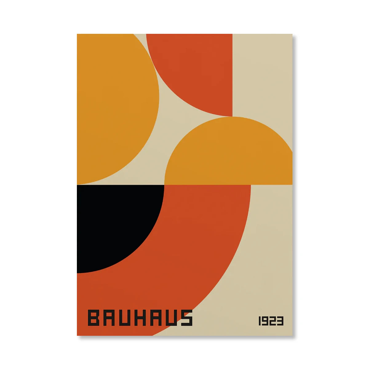 Bauhaus Style Canvas Prints – Unframed