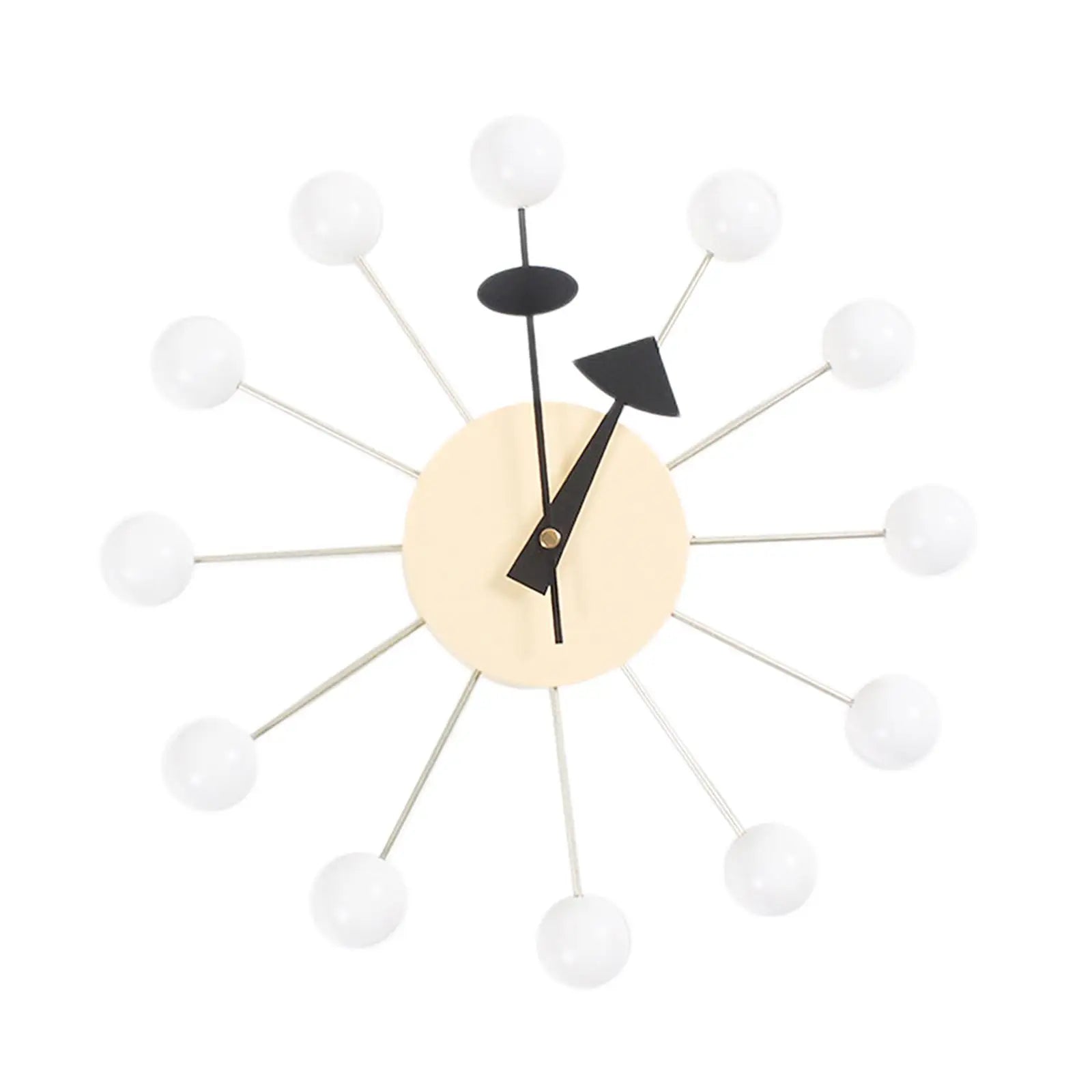 The "Orbit" Ball Clock – 12" Mid-Century Modern Classic