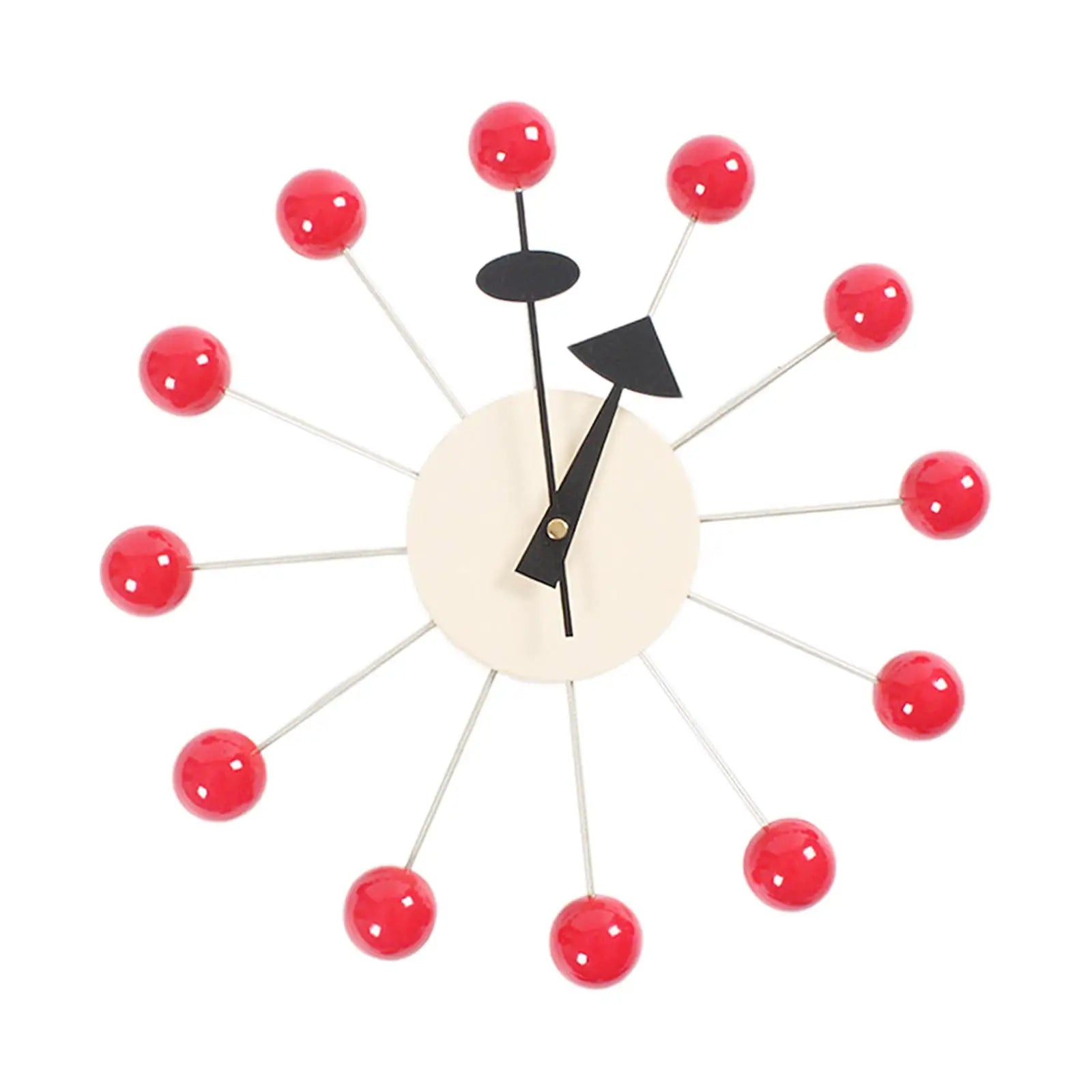 The "Orbit" Ball Clock – 12" Mid-Century Modern Classic