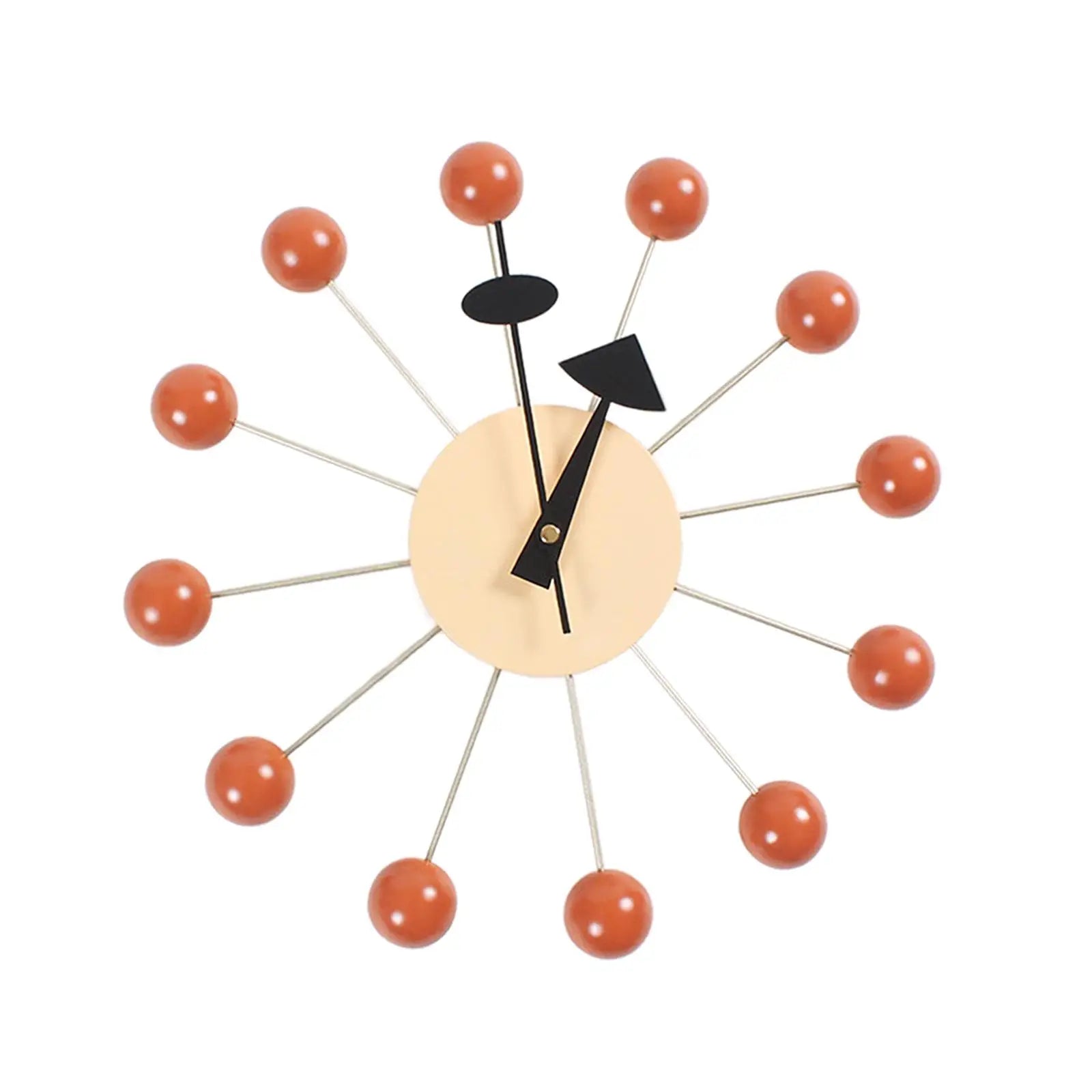 The "Orbit" Ball Clock – 12" Mid-Century Modern Classic