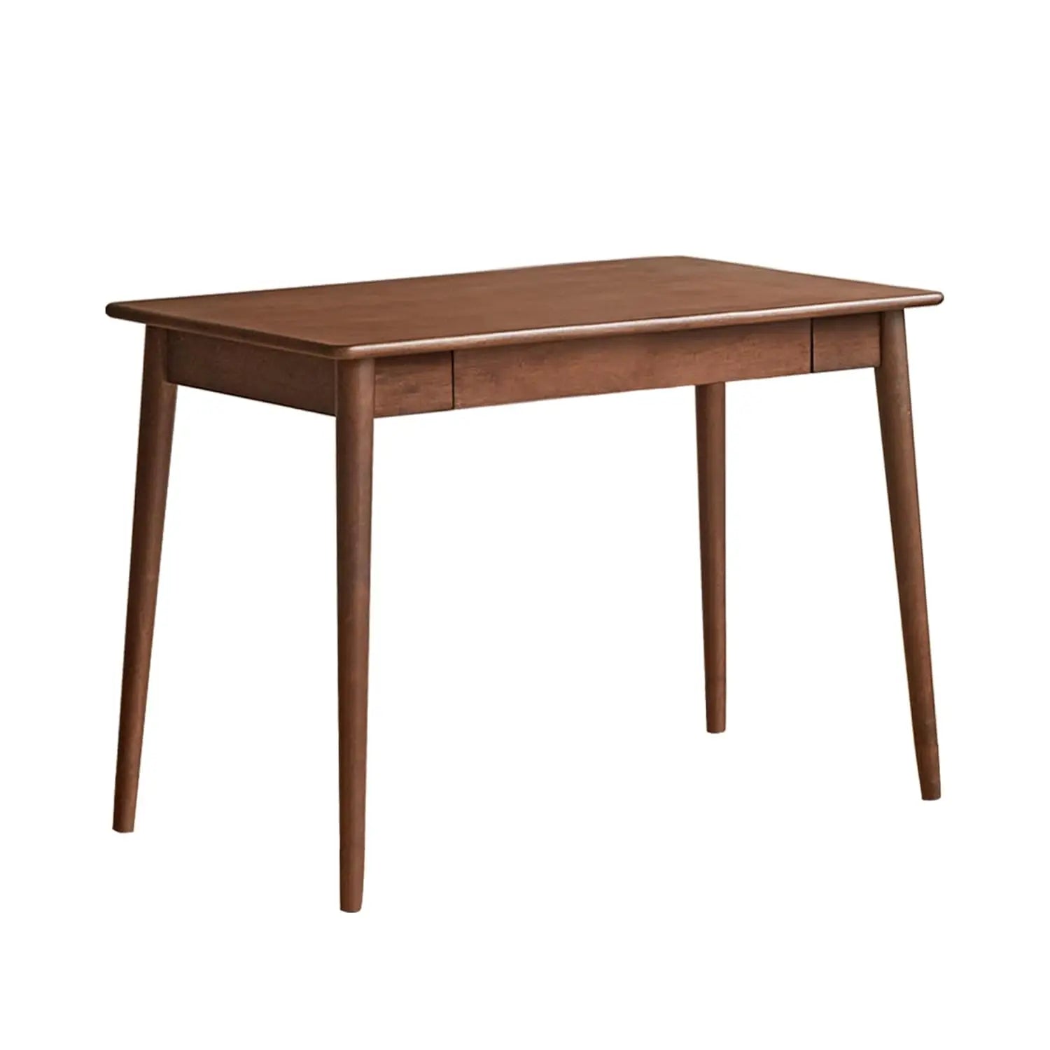 31" Solid Wood Mid-Century Modern Desk with Drawer