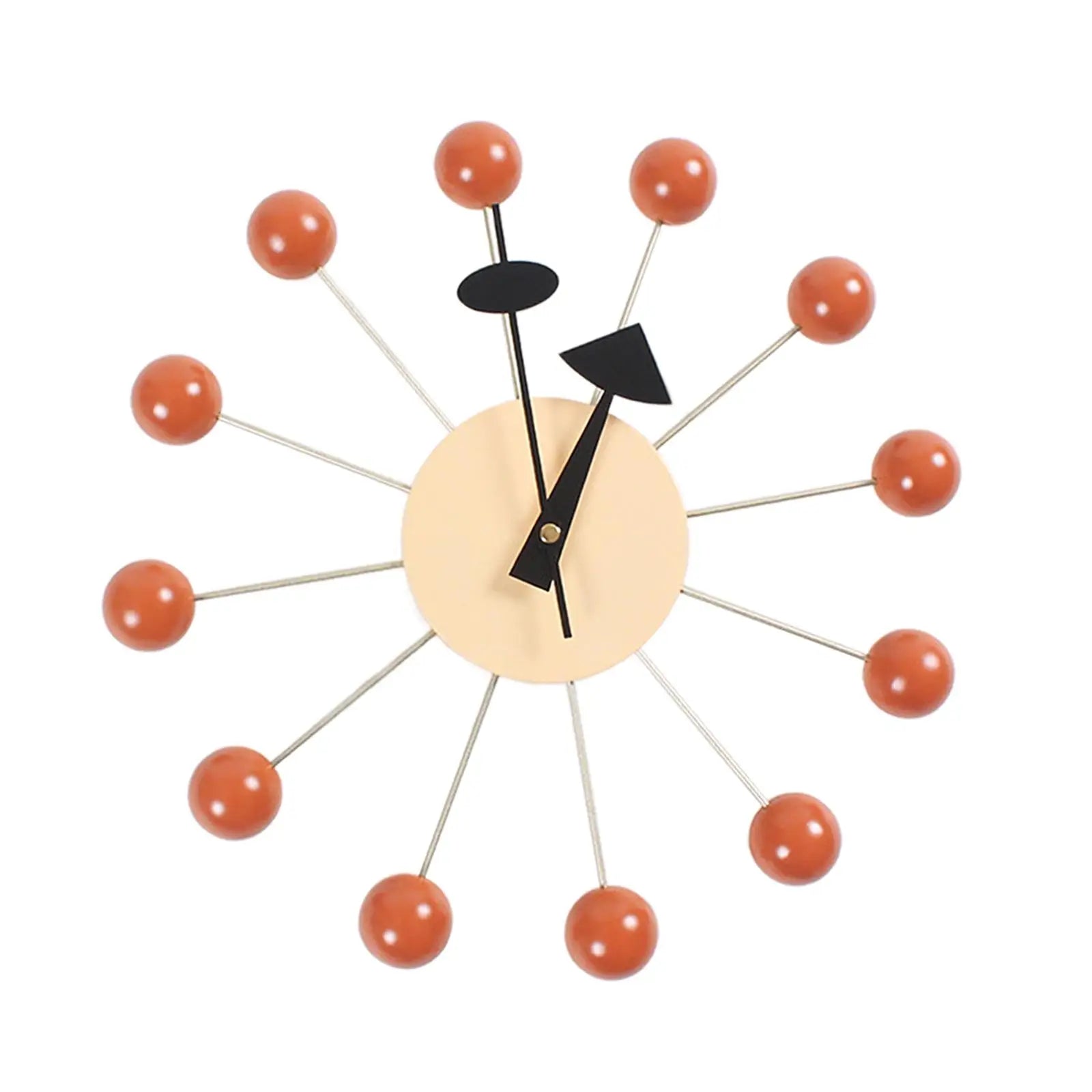 The "Orbit" Ball Clock – 12" Mid-Century Modern Classic