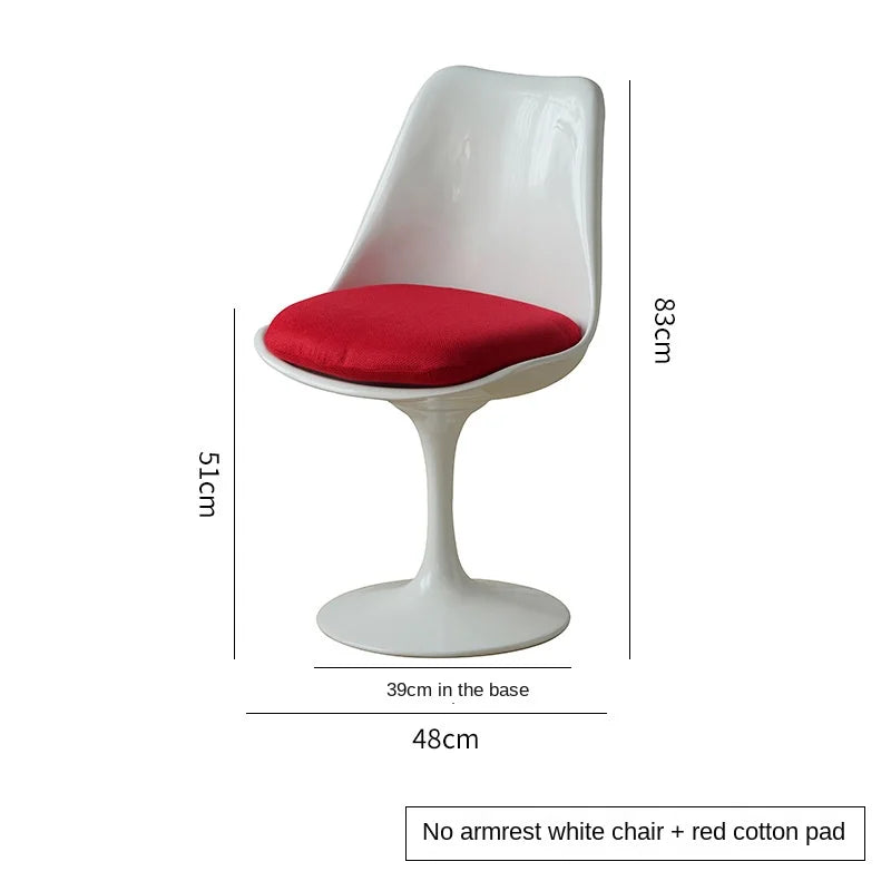 Scandinavian Simple Tulip Swivel Chair