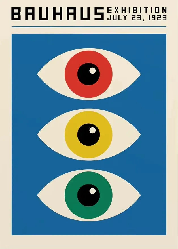 Bauhaus Style Canvas Prints – Unframed