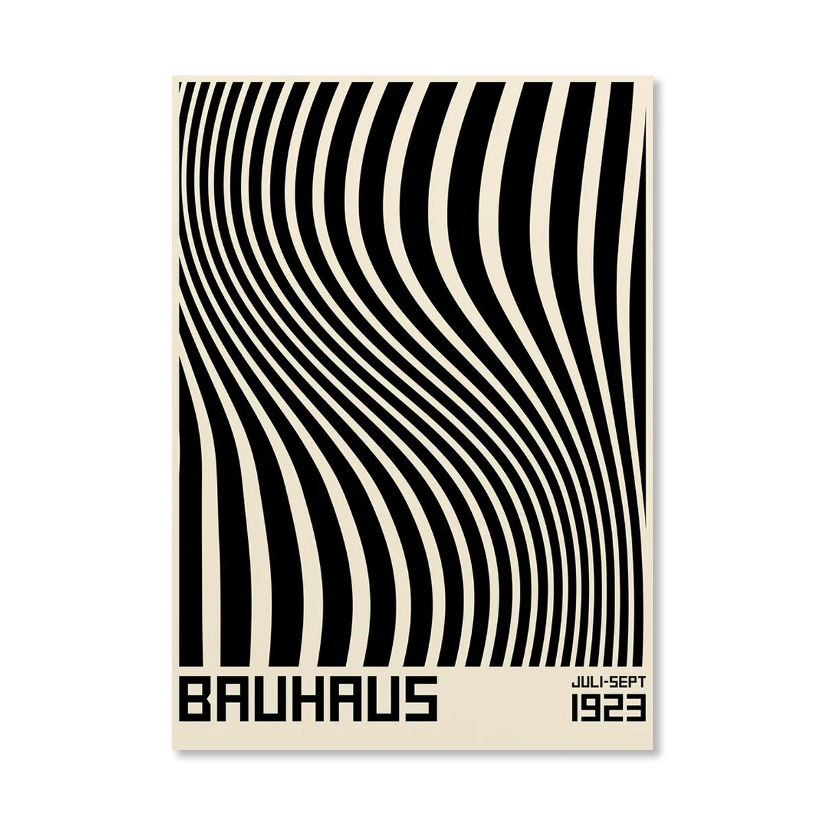 Bauhaus Style Canvas Prints – Unframed