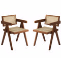 Modern Mid‑Century Dining Chairs – Set of 2