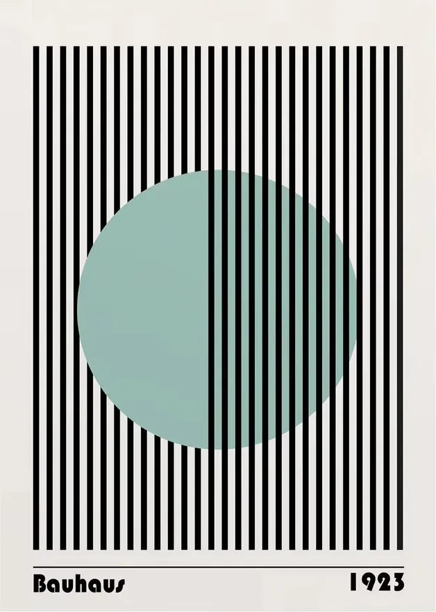 Bauhaus Style Canvas Prints – Unframed