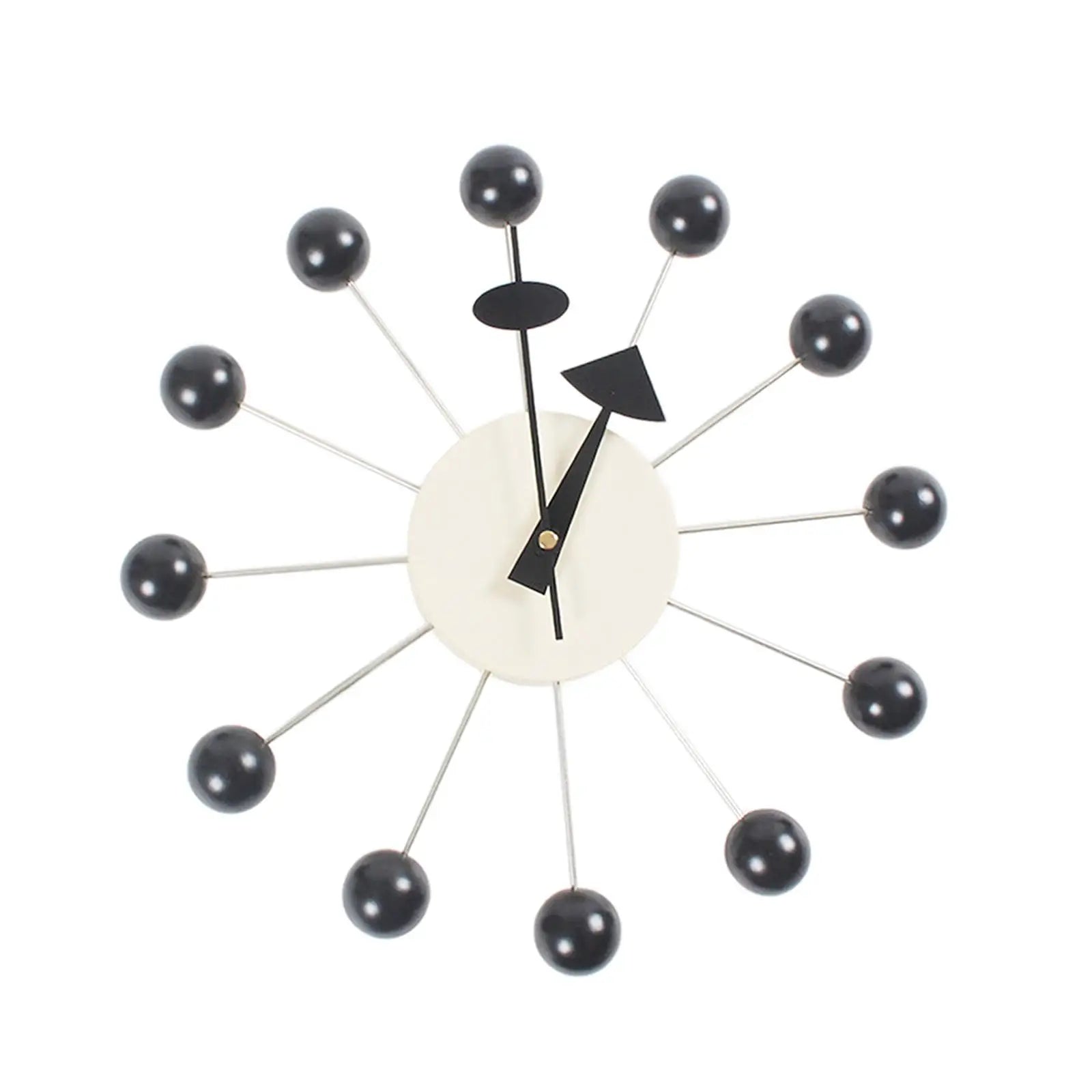 The "Orbit" Ball Clock – 12" Mid-Century Modern Classic