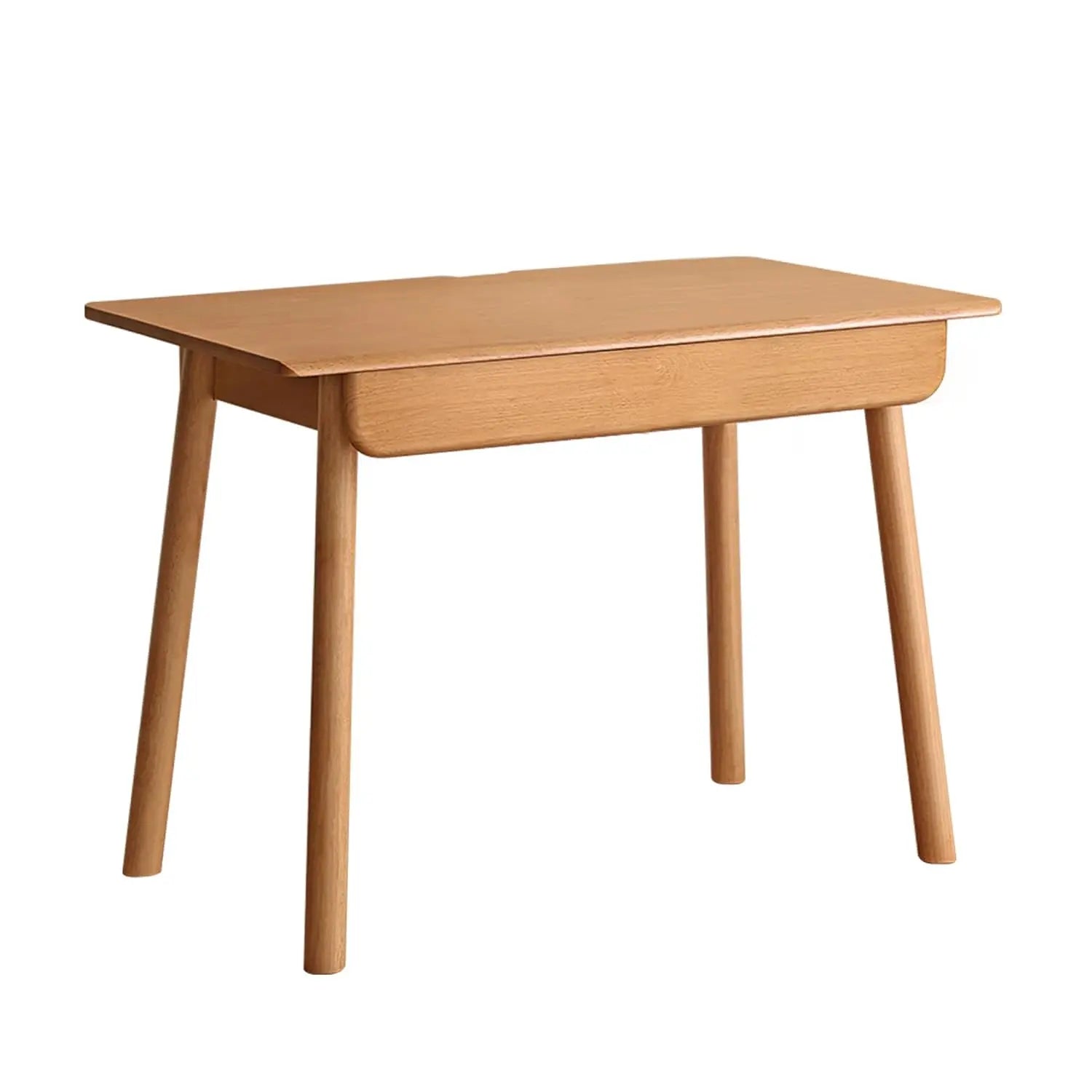 31" Solid Wood Mid-Century Modern Desk with Drawer