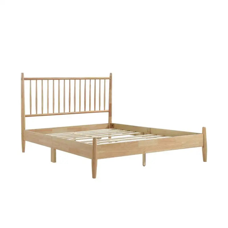 Brickell Collection – Mid‑Century Modern Queen Platform Bed