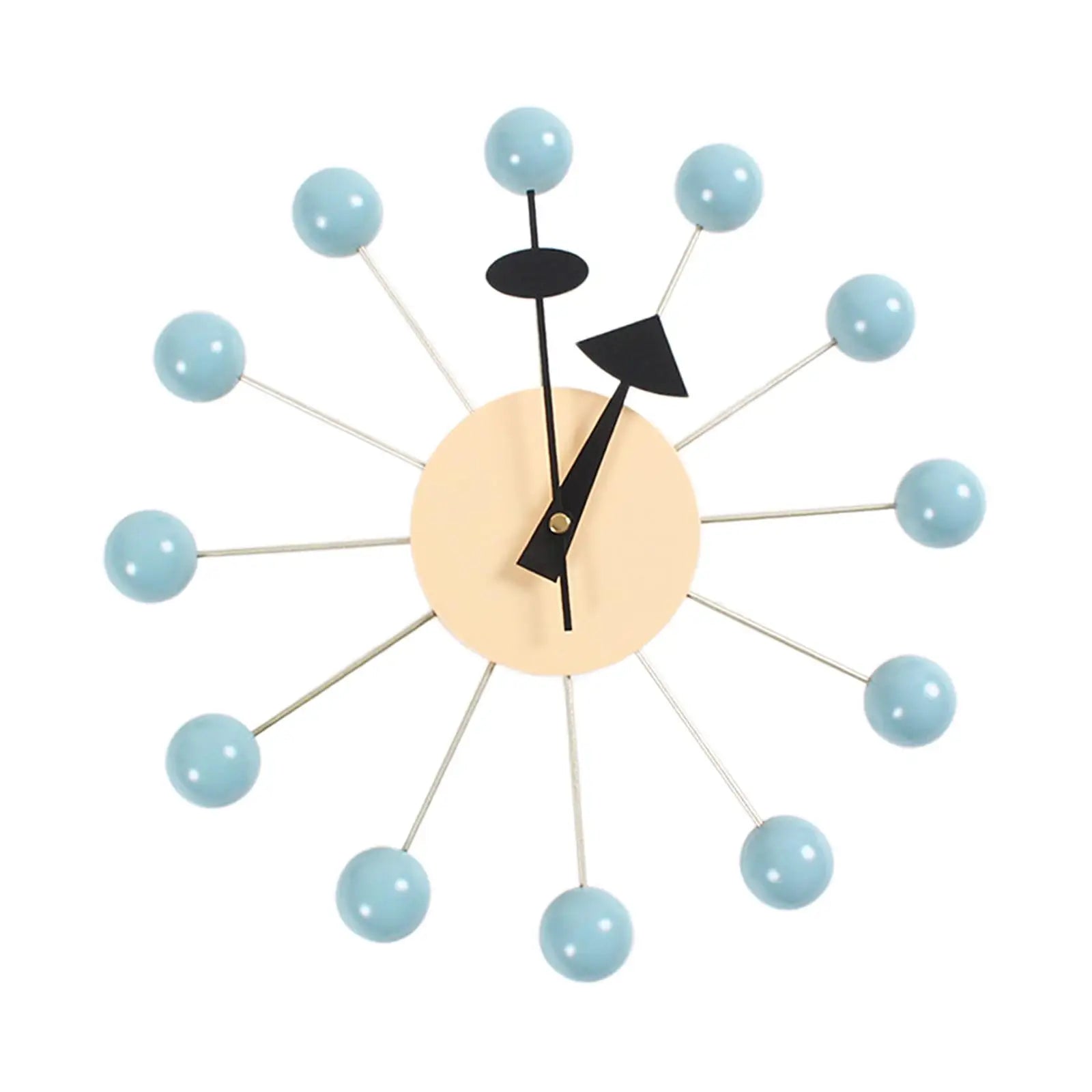 The "Orbit" Ball Clock – 12" Mid-Century Modern Classic
