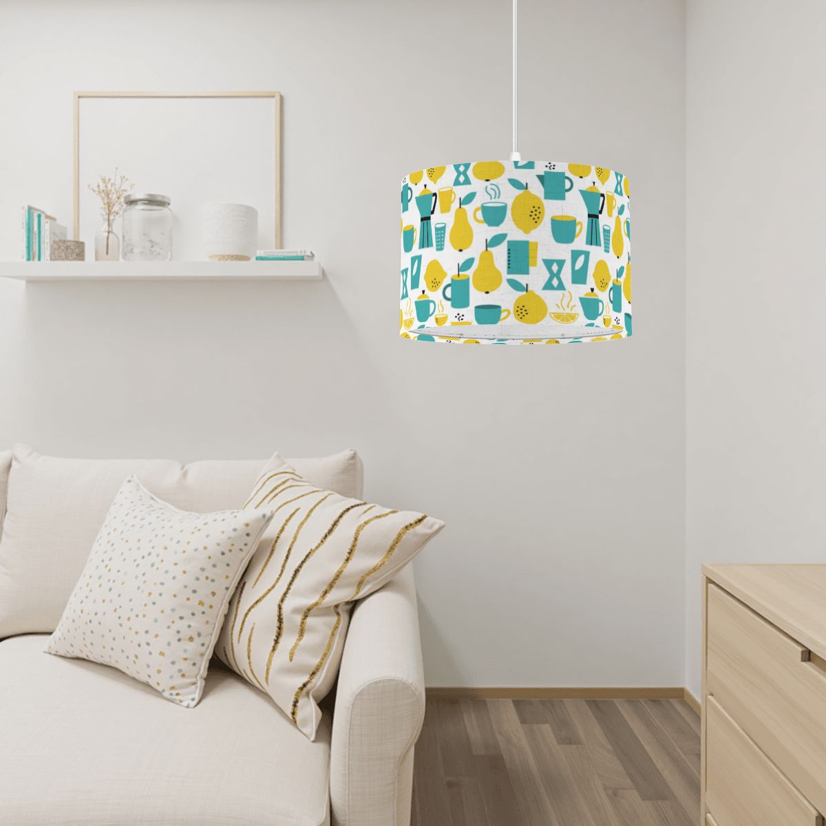 The "Easy-Swag" Plug-In Drum Pendant