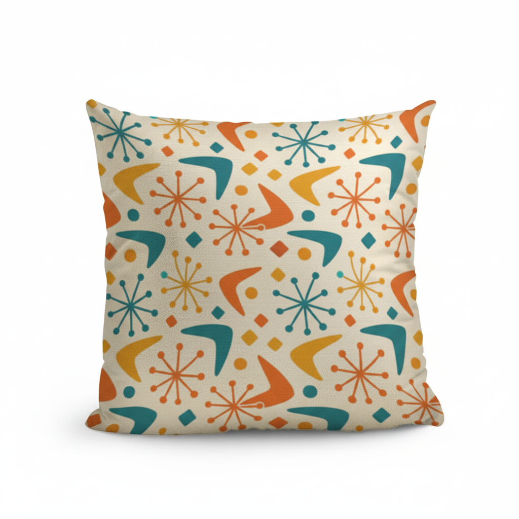 Abstract Art Throw Pillow Mockup