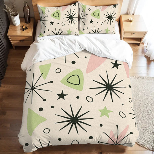 Atomic Starburst Dreams Duvet Cover Set