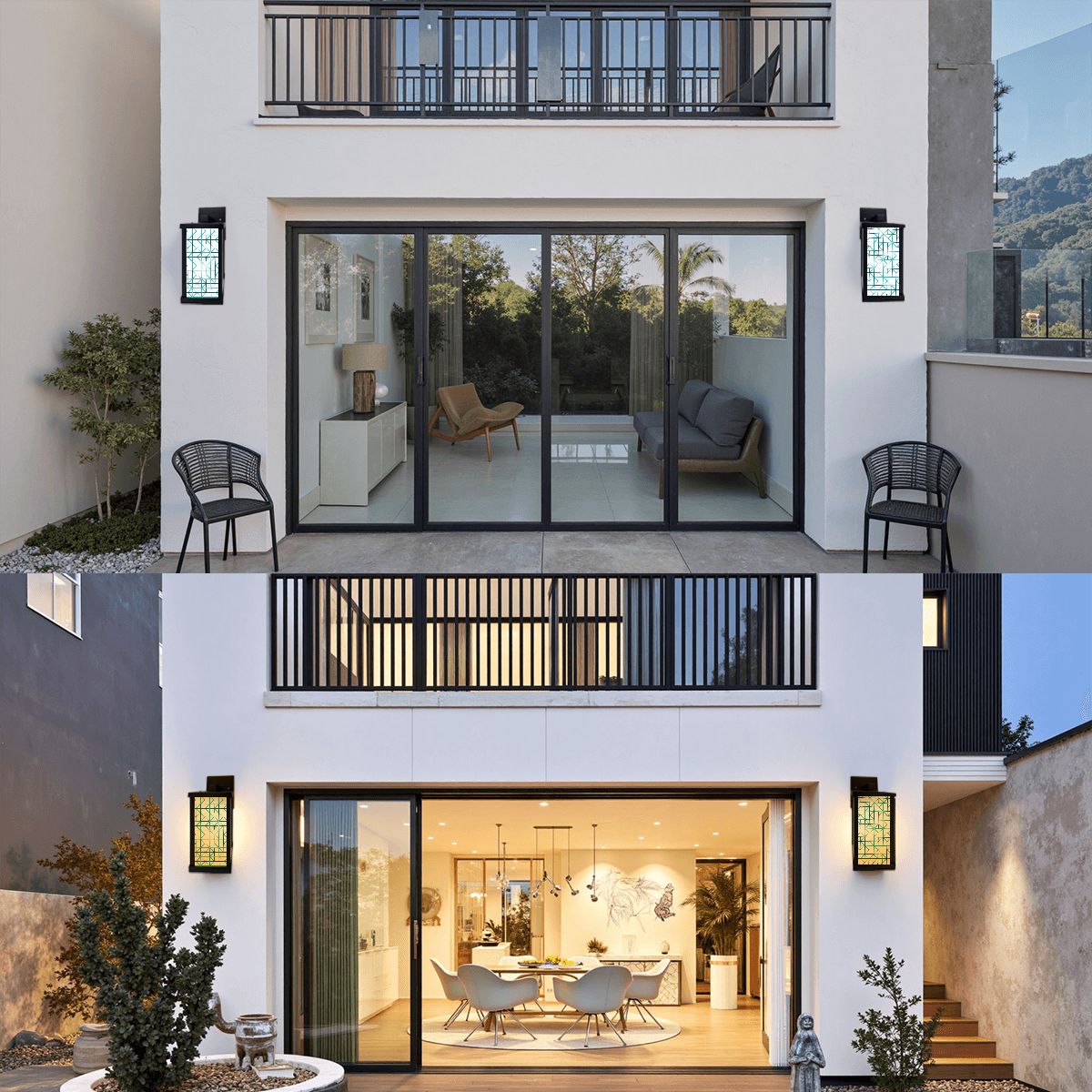 The "Palm Springs Block" Architectural Wall Sconce