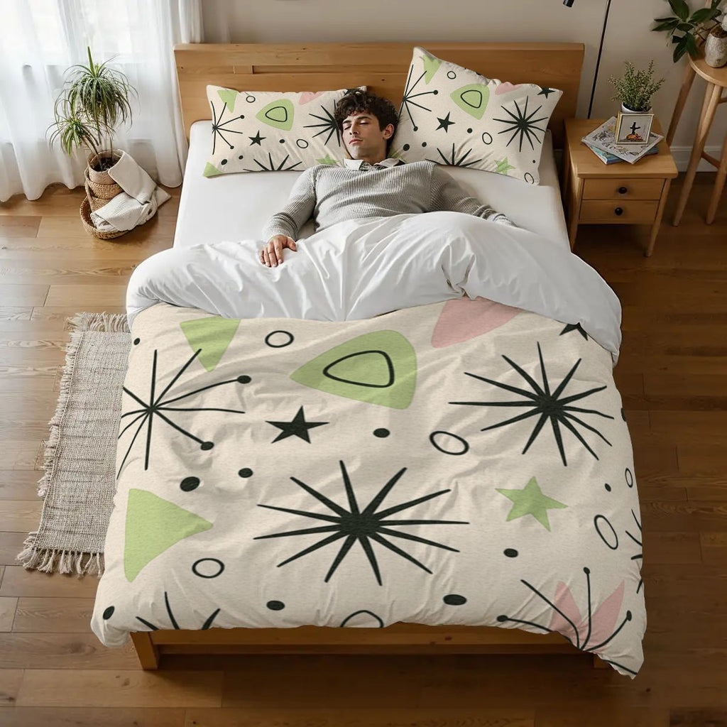 Atomic Starburst Dreams Duvet Cover Set